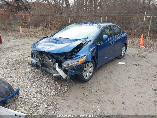 2012 HONDA CIVIC LX VIN: 19XFB2F55CE063352