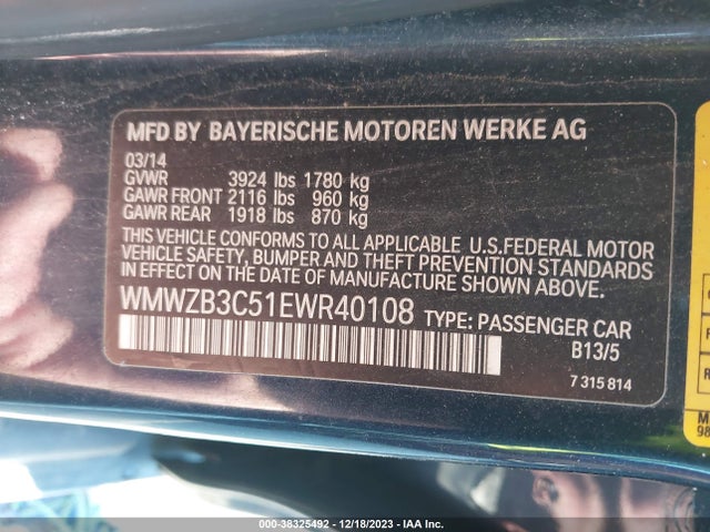 2014 MINI COUNTRYMAN WMWZB3C51EWR40108 Photo 8