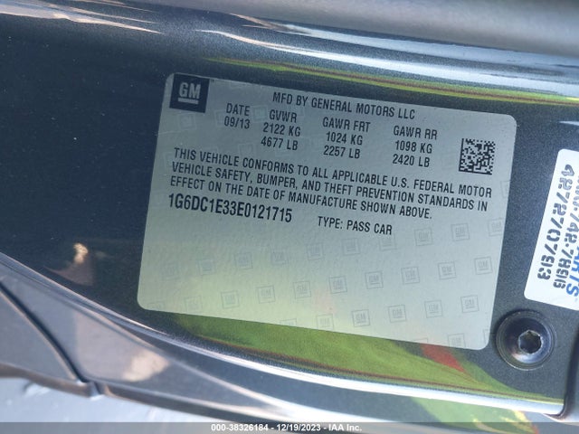 Cadillac Cts Performance 2014 1G6DC1E33E0121715 Image 9