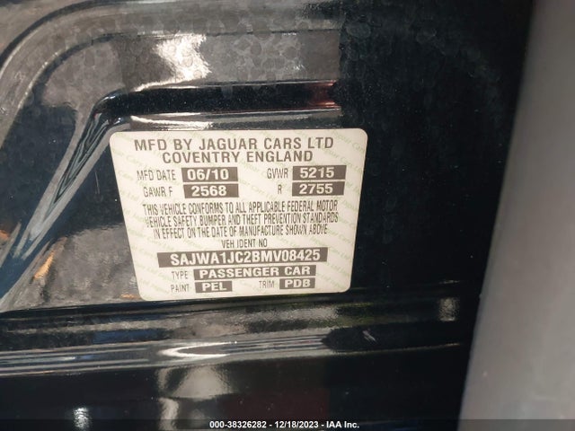 2011 JAGUAR XJ SAJWA1JC2BMV08425 Photo 8