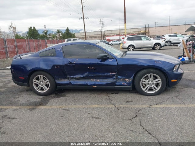 2012 FORD MUSTANG V6 VIN: 1ZVBP8AM1C5275983