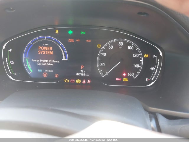2019 HONDA ACCORD HYBRID VIN: 1HGCV3F10KA011997