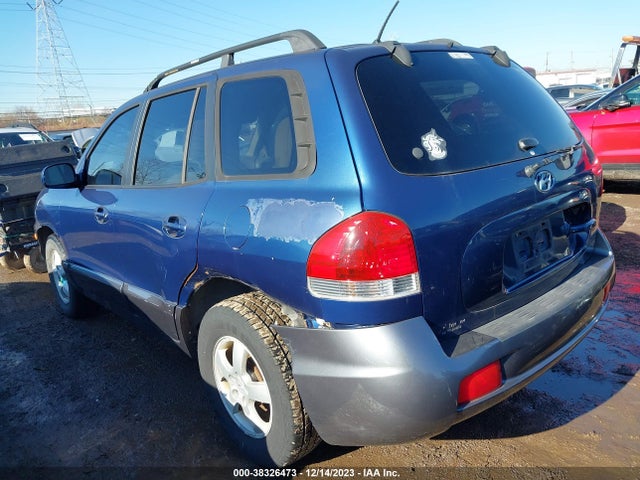 2006 HYUNDAI SANTA FE GLS VIN: KM8SC13D26U099731