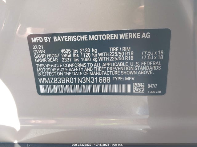 2022 MINI COUNTRYMAN WMZ83BR01N3N31688 Photo 8