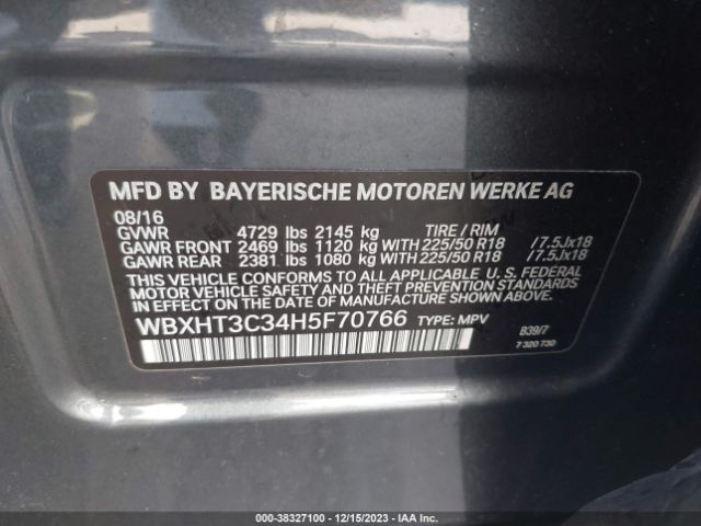WBXHT3C34H5F70766 BMW X1 Xdrive28i