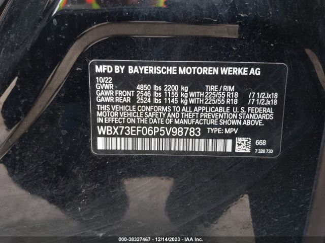 2023 BMW X1 WBX73EF06P5V98783 Photo 8