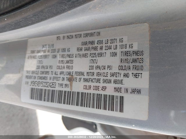 JM3KE4BY5G0624253 Mazda CX-5 SPORT