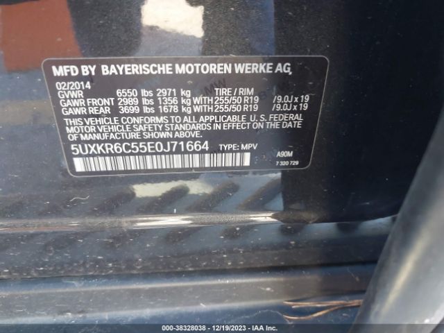 5UXKR6C55E0J71664 BMW X5 Xdrive50i