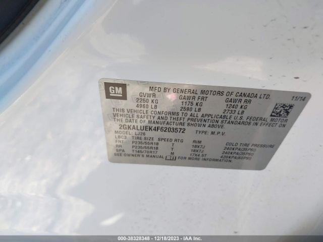 2GKALUEK4F6203572 GMC Terrain Denali