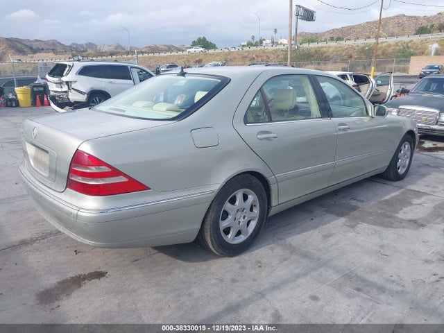 38330019 :رقم المزاد ، WDBNG75J4YA101333 vin ، 2000 Mercedes-benz S 500 مزاد بيع