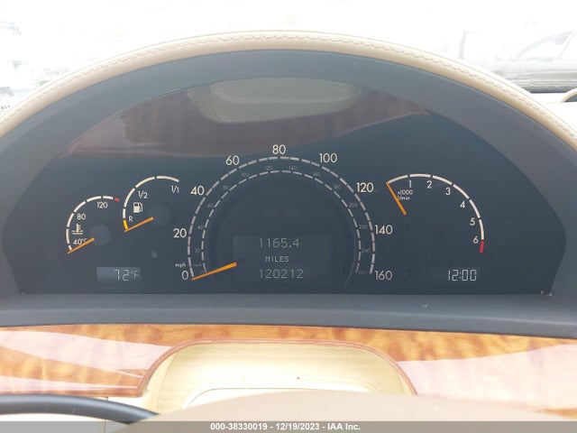 38330019 :رقم المزاد ، WDBNG75J4YA101333 vin ، 2000 Mercedes-benz S 500 مزاد بيع