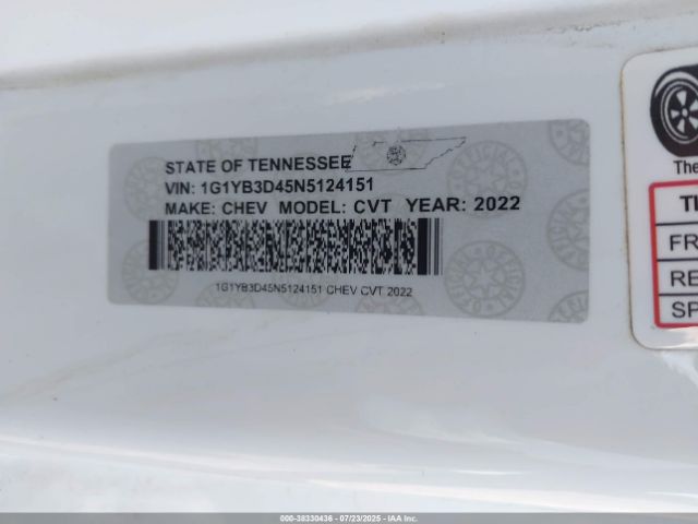 2022 CHEVROLET CORVETTE STINGRAY 1G1YB3D45N5124151 Photo 8