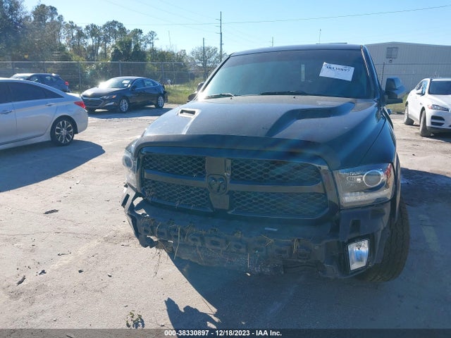 2018 RAM 1500 NIGHT 4X4 5'7 BOX VIN: 1C6RR7MT3JS161885
