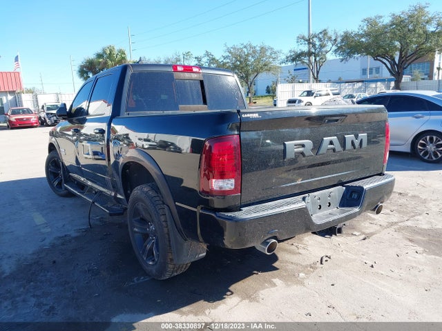 2018 RAM 1500 NIGHT 4X4 5'7 BOX VIN: 1C6RR7MT3JS161885