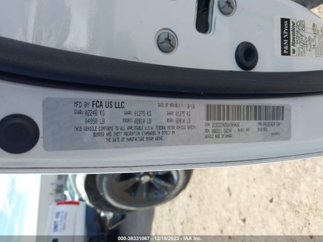 2C3CDZAG5GH309426 Dodge Challenger Sxt