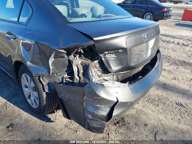 2012 HONDA CIVIC LX VIN: 2HGFB2F55CH569575