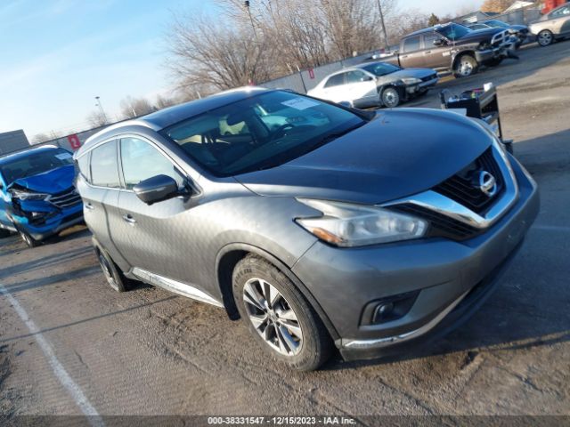 Auction sale of the 2015 Nissan Murano Sl, vin: 5N1AZ2MH5FN225348, lot number: 38331547