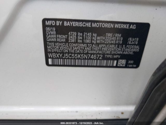WBXYJ5C55K5N74672 BMW X2 Xdrive28i