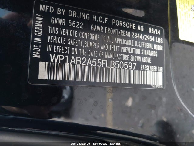 2015 PORSCHE MACAN WP1AB2A55FLB50597 Photo 8