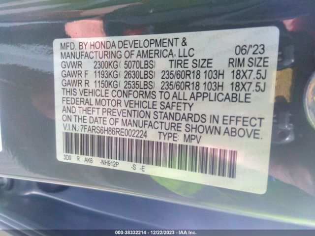 2024 HONDA CR-V 7FARS6H86RE002224 Photo 8