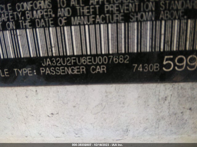 2014 MITSUBISHI LANCER JA32U2FU6EU007682 Photo 8