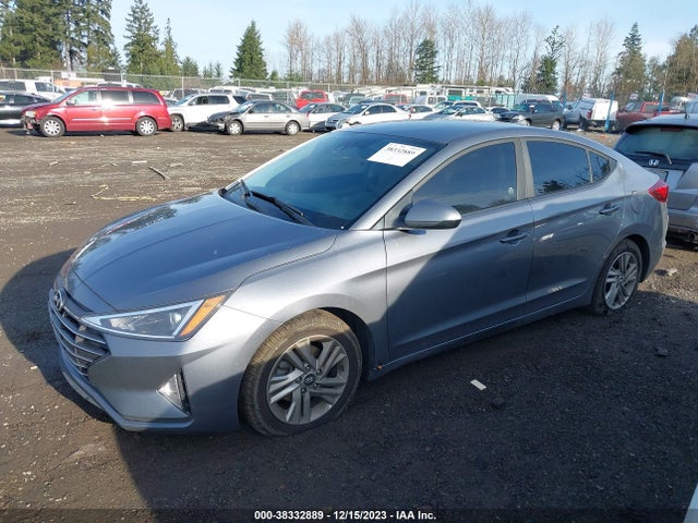 2019 HYUNDAI ELANTRA SEL VIN: KMHD84LF2KU875637