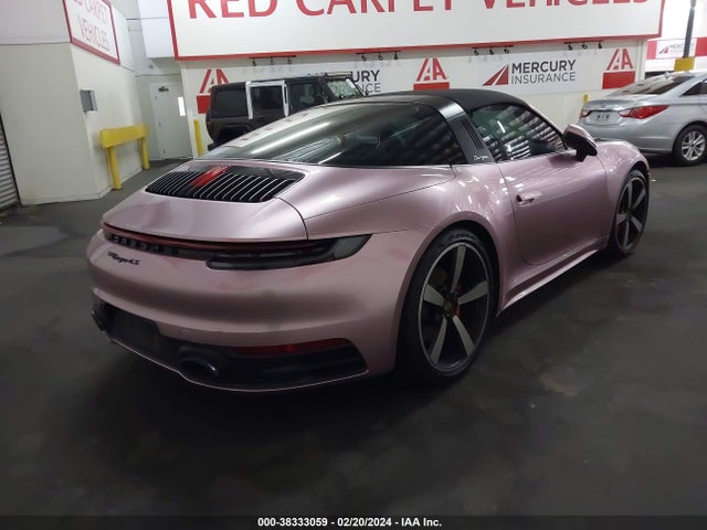 Porsche 911 Edition 50 Years Porsche Design/targa 4 Gts/targa 4s 2022 WP0BB2A93NS231949 Image 4