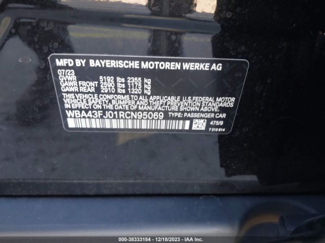 WBA43FJ01RCN95069 BMW 5 Series 530i