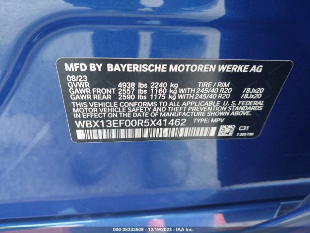 2024 BMW X1 WBX13EF00R5X41462 Photo 8