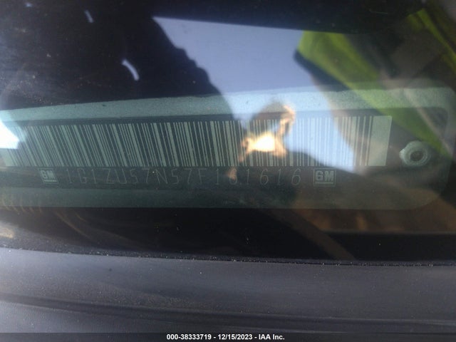 2007 CHEVROLET MALIBU LTZ VIN: 1G1ZU57N57F161616