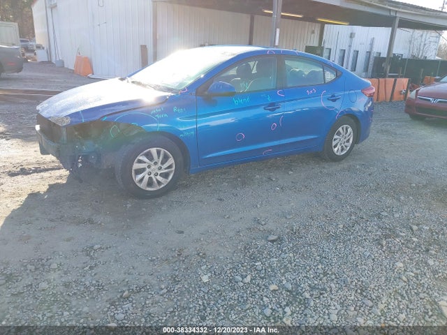 2017 HYUNDAI ELANTRA SE VIN: 5NPD74LFXHH102764