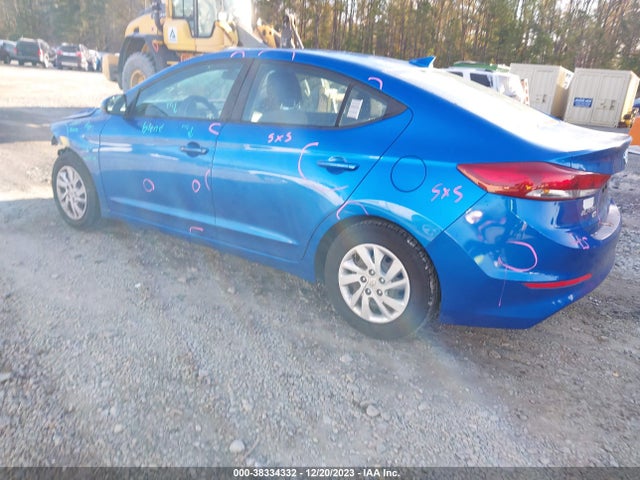 2017 HYUNDAI ELANTRA SE VIN: 5NPD74LFXHH102764