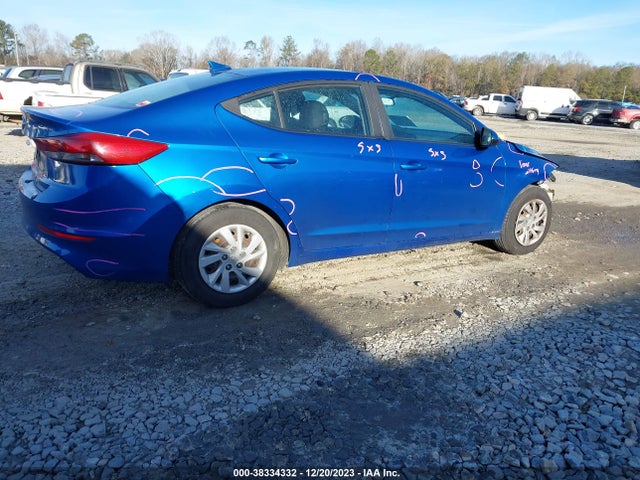 2017 HYUNDAI ELANTRA SE VIN: 5NPD74LFXHH102764