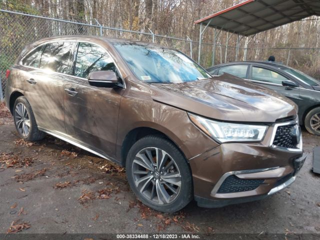 2019 Acura Mdx Technology Pkg მანქანა იყიდება აუქციონზე, vin: 5J8YD4H57KL014219, აუქციონის ნომერი: 38334488