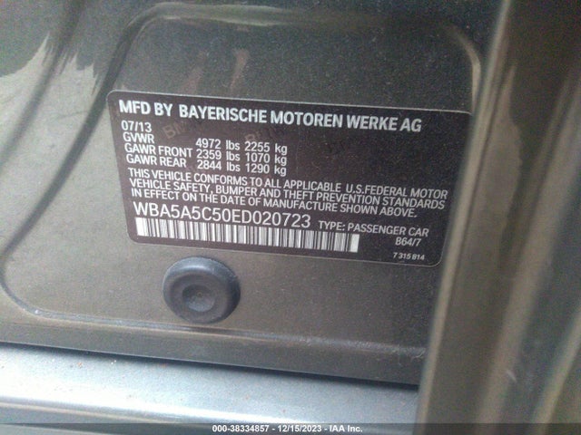 WBA5A5C50ED020723 BMW 528I