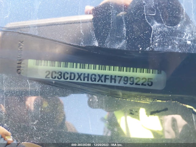 2015 DODGE CHARGER SXT VIN: 2C3CDXHGXFH799225