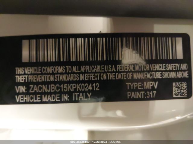 2019 JEEP RENEGADE ZACNJBC15KPK02412 Photo 8