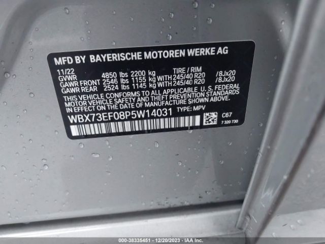 2023 BMW X1 WBX73EF08P5W14031 Photo 8