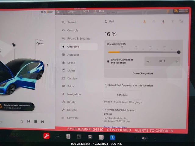 Tesla Model 3 Rear-wheel Drive 2023 5YJ3E1EA9PF434810 Image 17