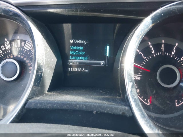 2013 FORD MUSTANG V6 PREMIUM VIN: 1ZVBP8AM8D5219945