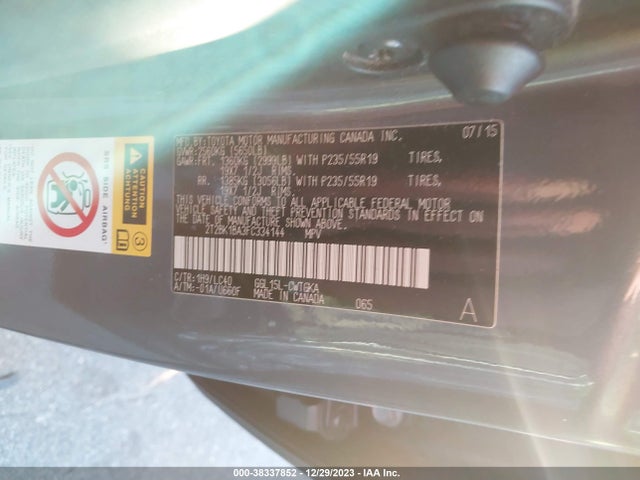 2015 LEXUS RX 350 VIN: 2T2BK1BA3FC334144