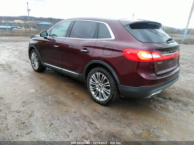 2017 LINCOLN MKX RESERVE VIN: 2LMPJ8LR1HBL48419