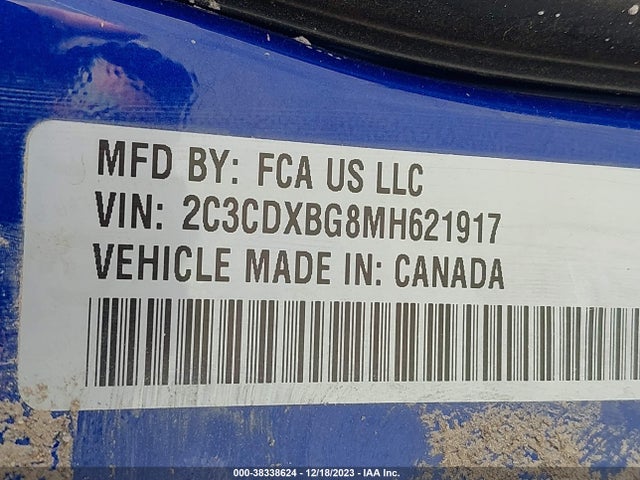 Dodge Charger Sxt Rwd 2021 2C3CDXBG8MH621917 Image 9