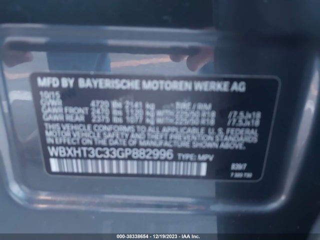BMW X1 Xdrive28i 2016 WBXHT3C33GP882996 Image 9