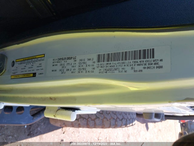 2014 JEEP WRANGLER UNLIMITED SPORT VIN: 1C4BJWDG2EL260731