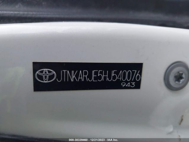 JTNKARJE5HJ540076 Toyota COROLLA IM