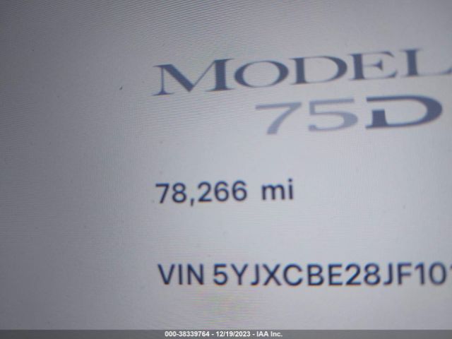 5YJXCBE28JF101186 Tesla Model X 100d/75d/p100d
