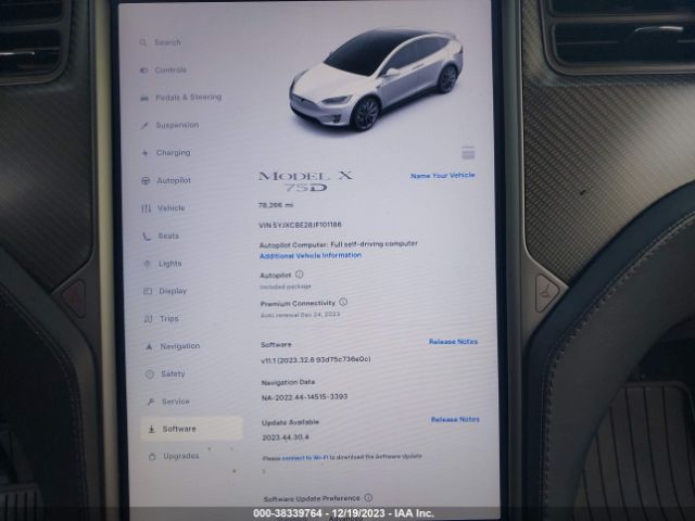 5YJXCBE28JF101186 Tesla Model X 100d/75d/p100d