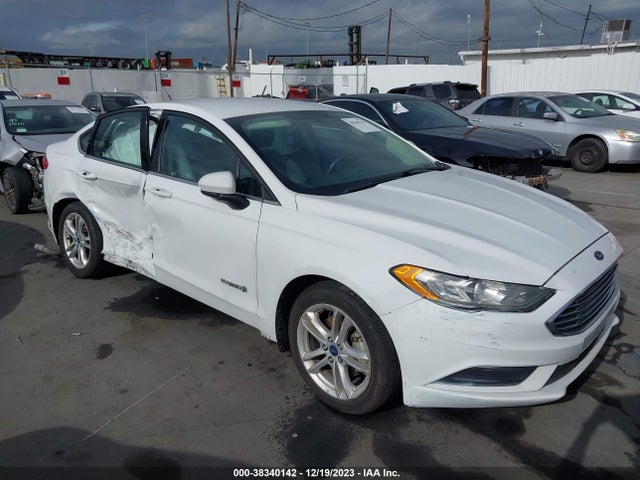 2018 FORD FUSION HYBRID SE VIN: 3FA6P0LU3JR235245