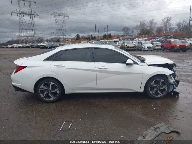 2022 HYUNDAI ELANTRA LIMITED VIN: 5NPLP4AG8NH074580